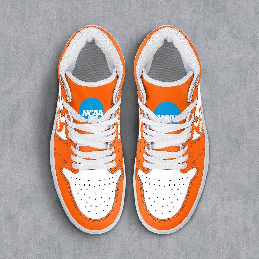 Footwearstorm Illinois Fighting Illini AJ1 High Sneakers Shoes For Men And Women 3009264