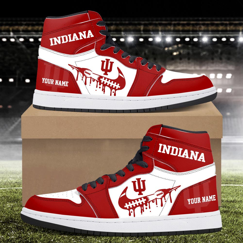 Footwearstorm Indiana Hoosiers AJ1 High Sneakers Shoes For Men And Women 3009266