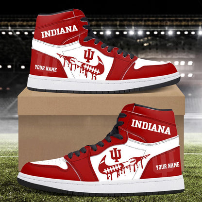 Footwearstorm Indiana Hoosiers AJ1 High Sneakers Shoes For Men And Women 3009266