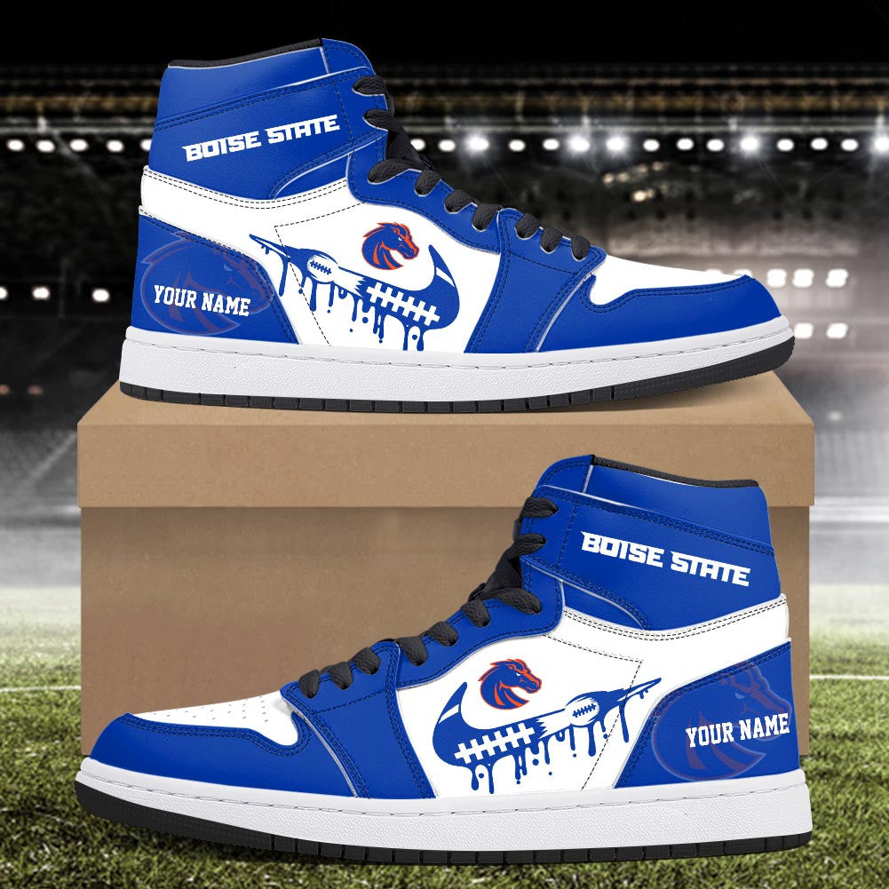 Footwearstorm Boise State Broncos AJ1 High Sneakers Shoes For Men And Women 3009265