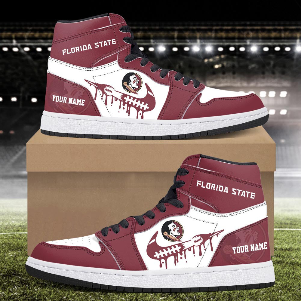 Footwearstorm Florida State Seminoles AJ1 High Sneakers Shoes For Men And Women 3009244