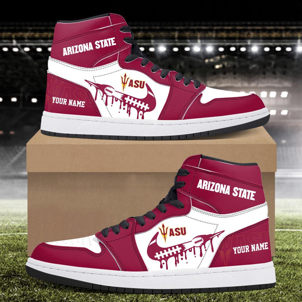 Footwearstorm Arizona State Sun Devils AJ1 High Sneakers Shoes For Men And Women 3009250