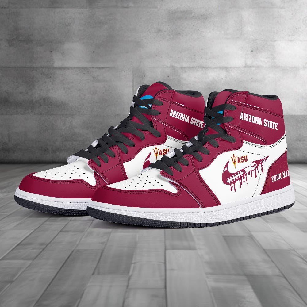 Footwearstorm Arizona State Sun Devils AJ1 High Sneakers Shoes For Men And Women 3009250