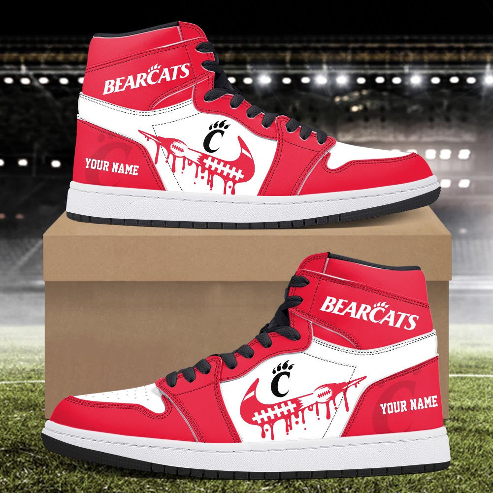 Footwearstorm Cincinnati Bearcats AJ1 High Sneakers Shoes For Men And Women 3009259