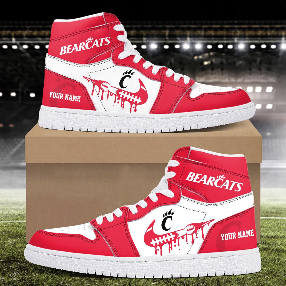 Footwearstorm Cincinnati Bearcats AJ1 High Sneakers Shoes For Men And Women 3009259