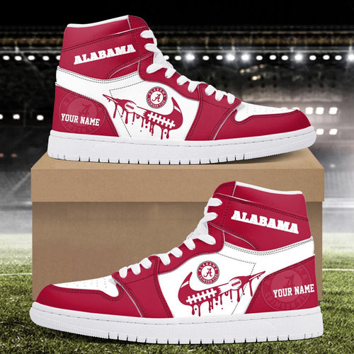 Footwearstorm Alabama Crimson Tide AJ1 High Sneakers Shoes For Men And Women 3009245