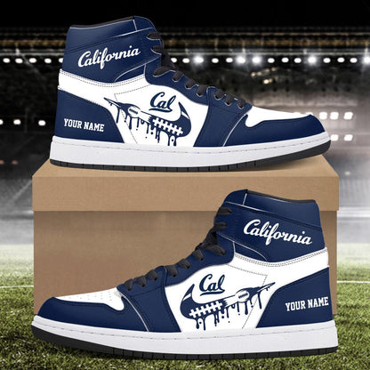 Footwearstorm California Golden Bears AJ1 High Sneakers Shoes For Men And Women 3009230