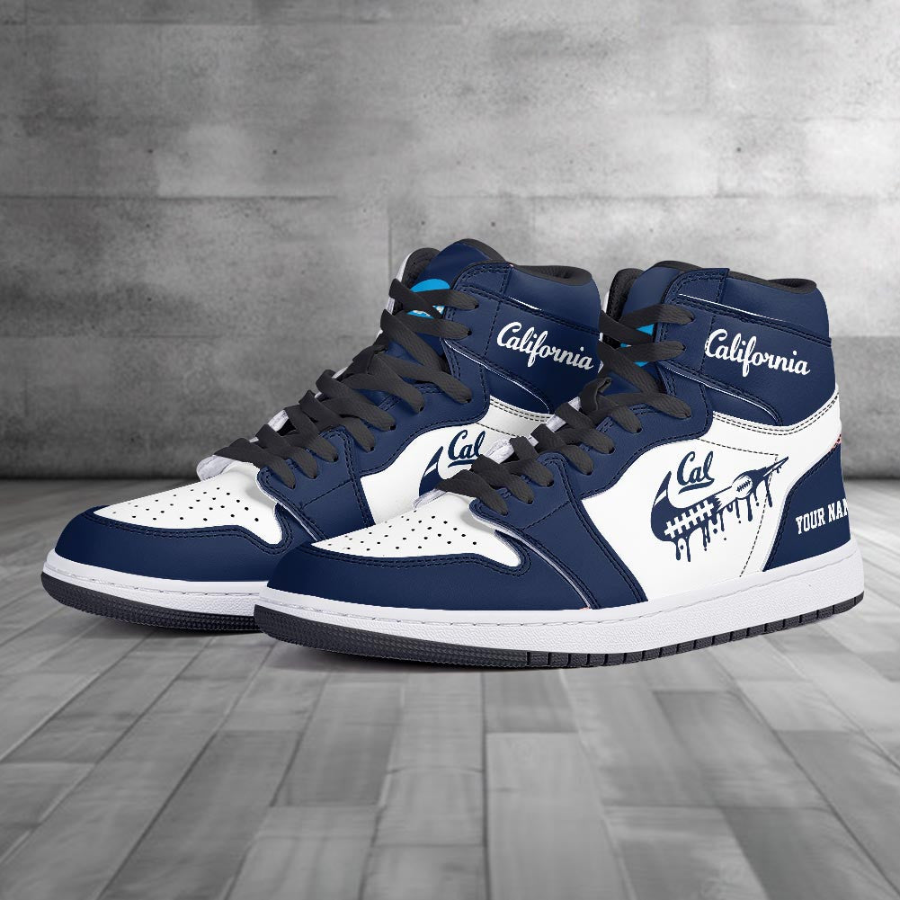 Footwearstorm California Golden Bears AJ1 High Sneakers Shoes For Men And Women 3009230