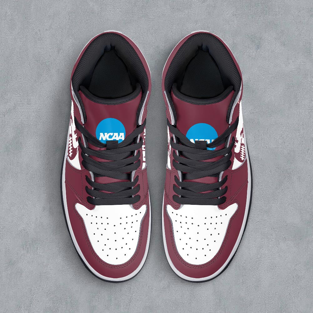 Footwearstorm Mississippi State Bulldogs AJ1 High Sneakers Shoes For Men And Women 3009227