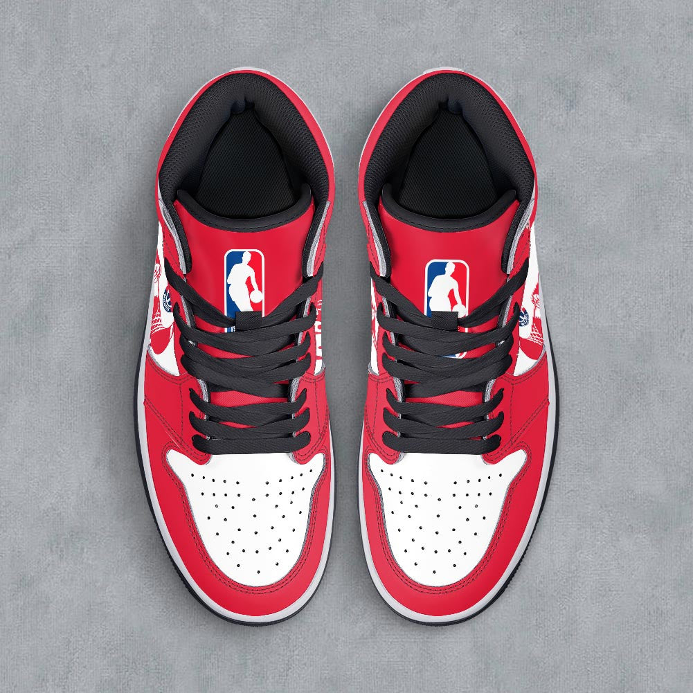 Footwearstorm Washington Wizards AJ1 High Sneakers Shoes For Men And Women 300911