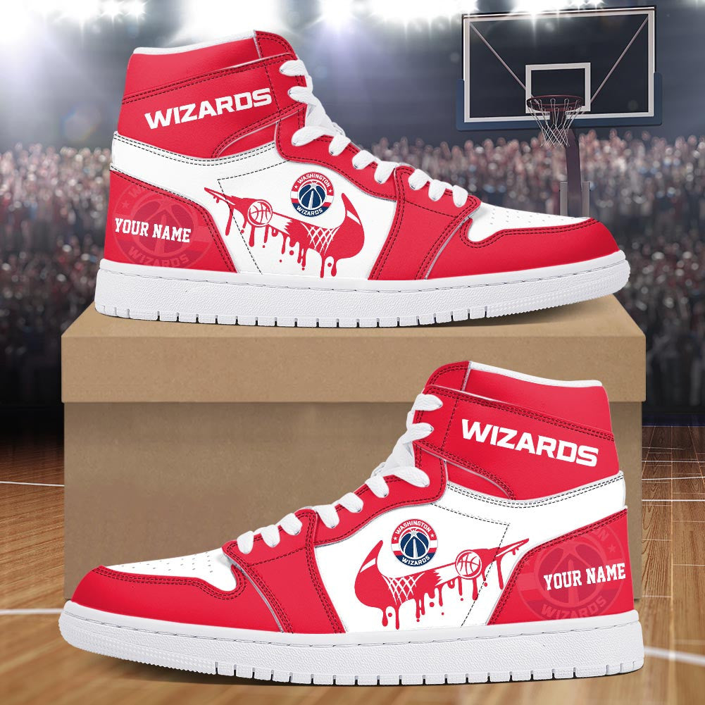 Footwearstorm Washington Wizards AJ1 High Sneakers Shoes For Men And Women 300911
