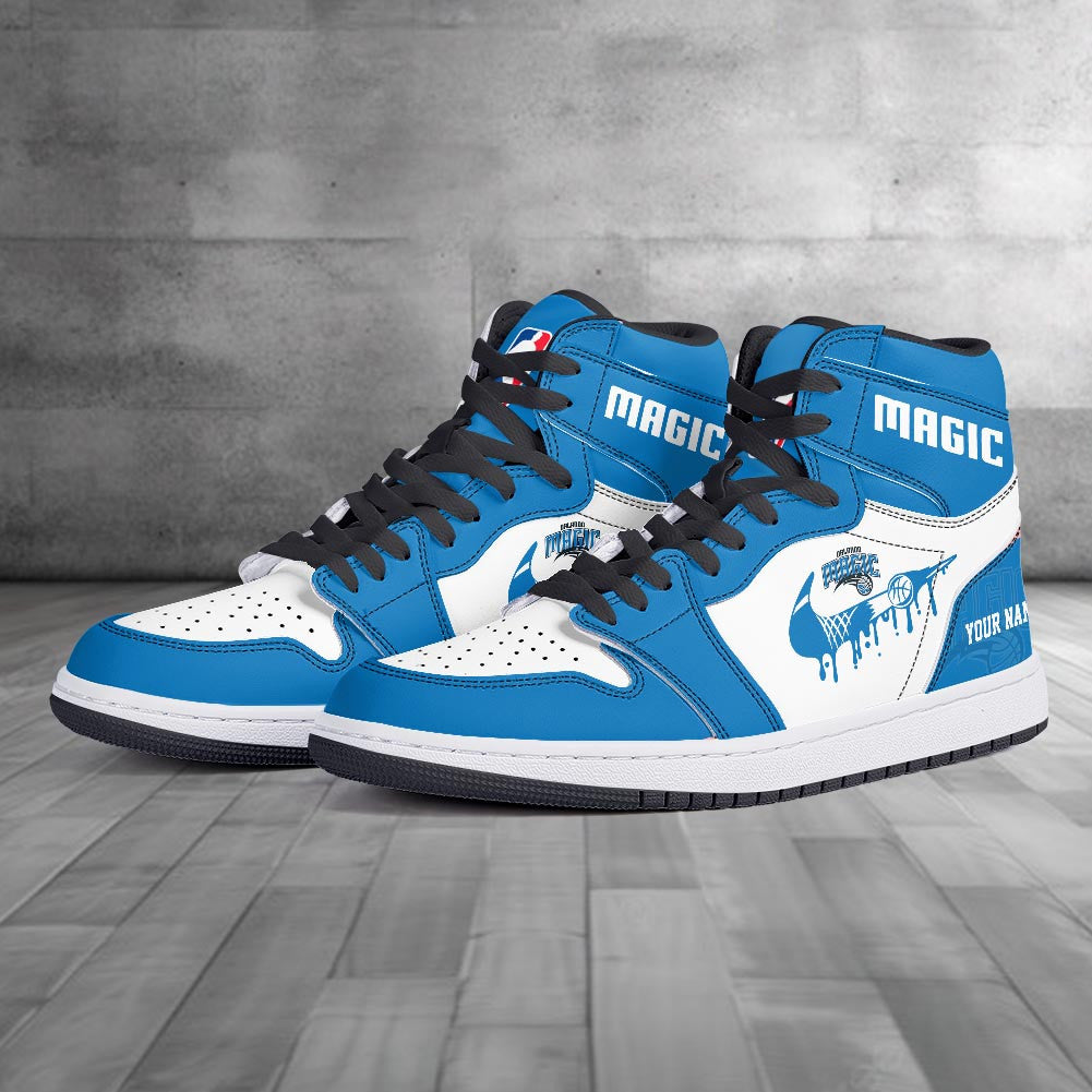 Footwearstorm Orlando Magic AJ1 High Sneakers Shoes For Men And Women 30099