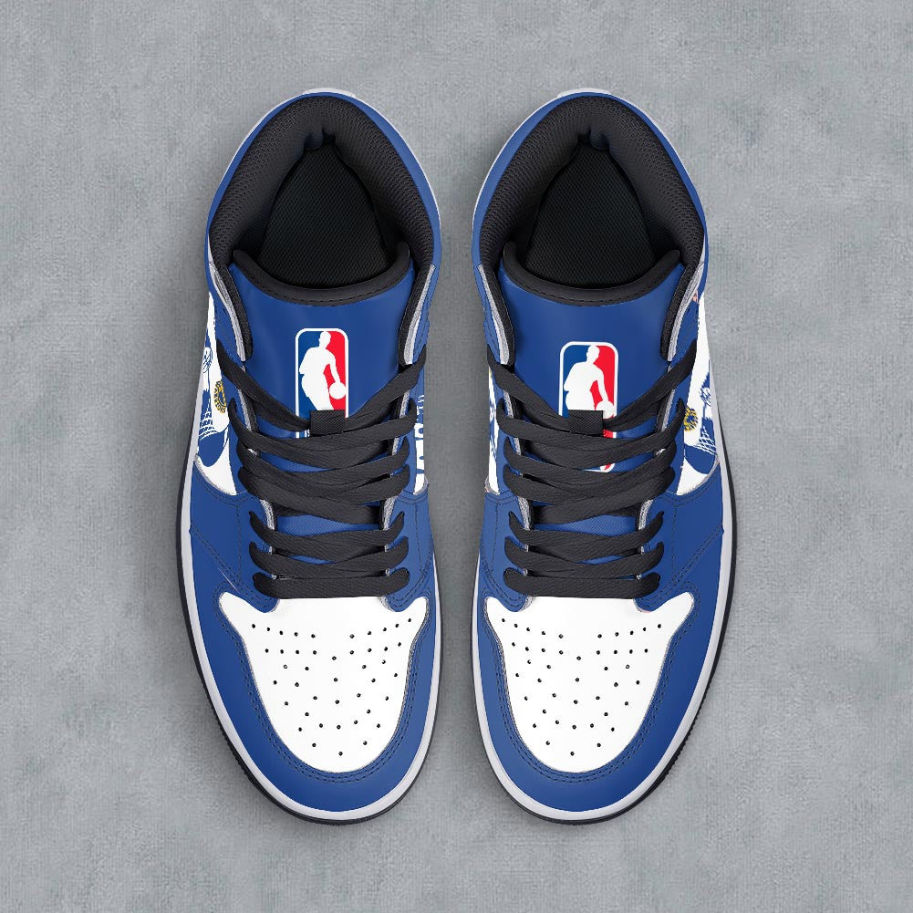 Footwearstorm Golden State Warriors AJ1 High Sneakers Shoes For Men And Women 30094