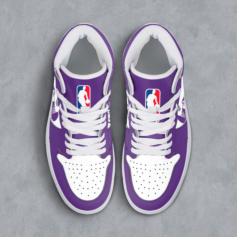 Footwearstorm Sacramento Kings AJ1 High Sneakers Shoes For Men And Women 30091