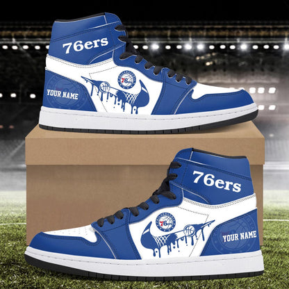 Footwearstorm Philadelphia 76ers AJ1 High Sneakers Shoes For Men And Women 30092