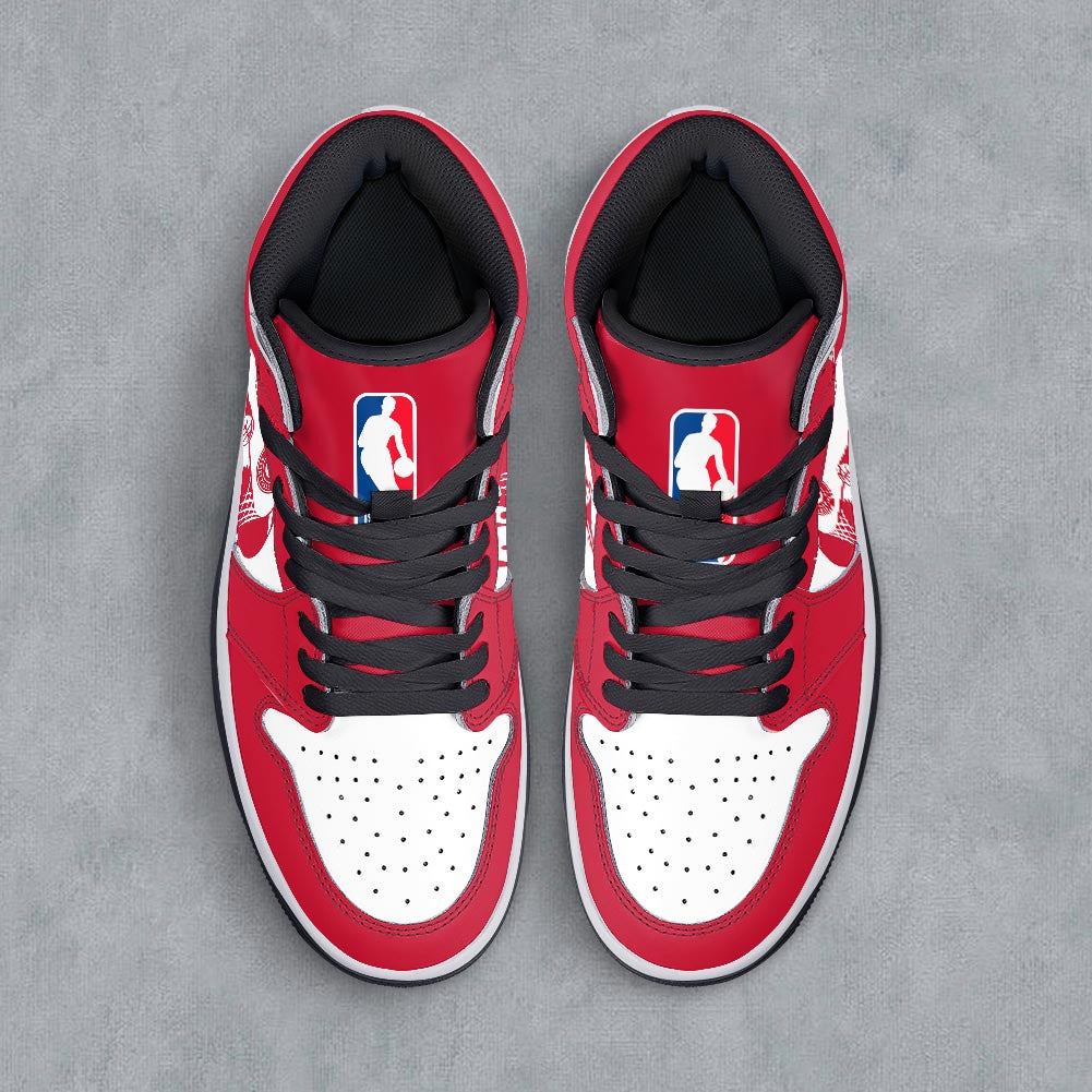 Footwearstorm Atlanta Hawks AJ1 High Sneakers Shoes For Men And Women 300923
