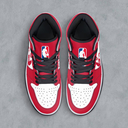 Footwearstorm Atlanta Hawks AJ1 High Sneakers Shoes For Men And Women 300923