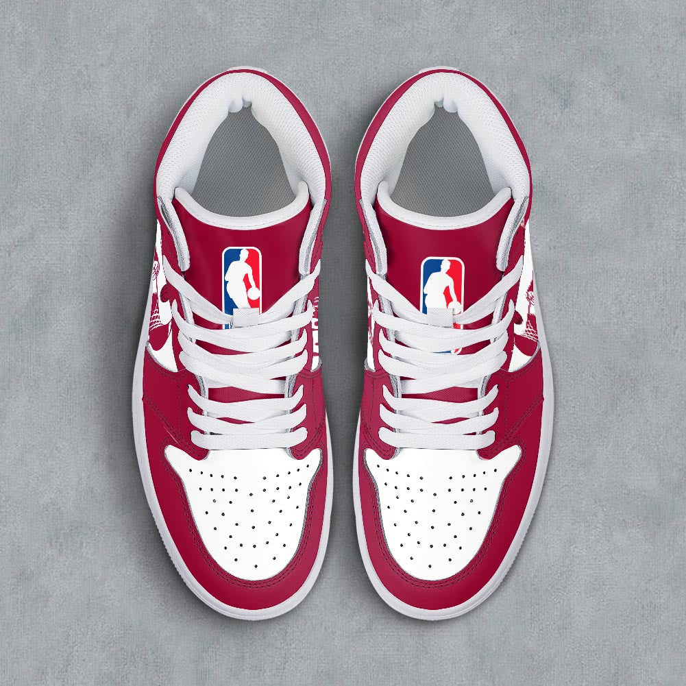 Footwearstorm Miami Heat AJ1 High Sneakers Shoes For Men And Women 300926