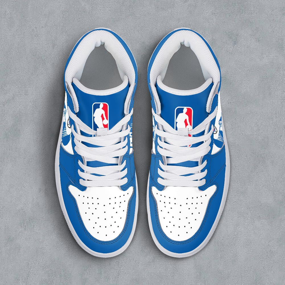 Footwearstorm Los Angeles Clippers AJ1 High Sneakers Shoes For Men And Women 300921
