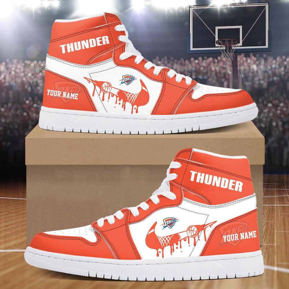Footwearstorm Oklahoma City Thunder AJ1 High Sneakers Shoes For Men And Women 300929