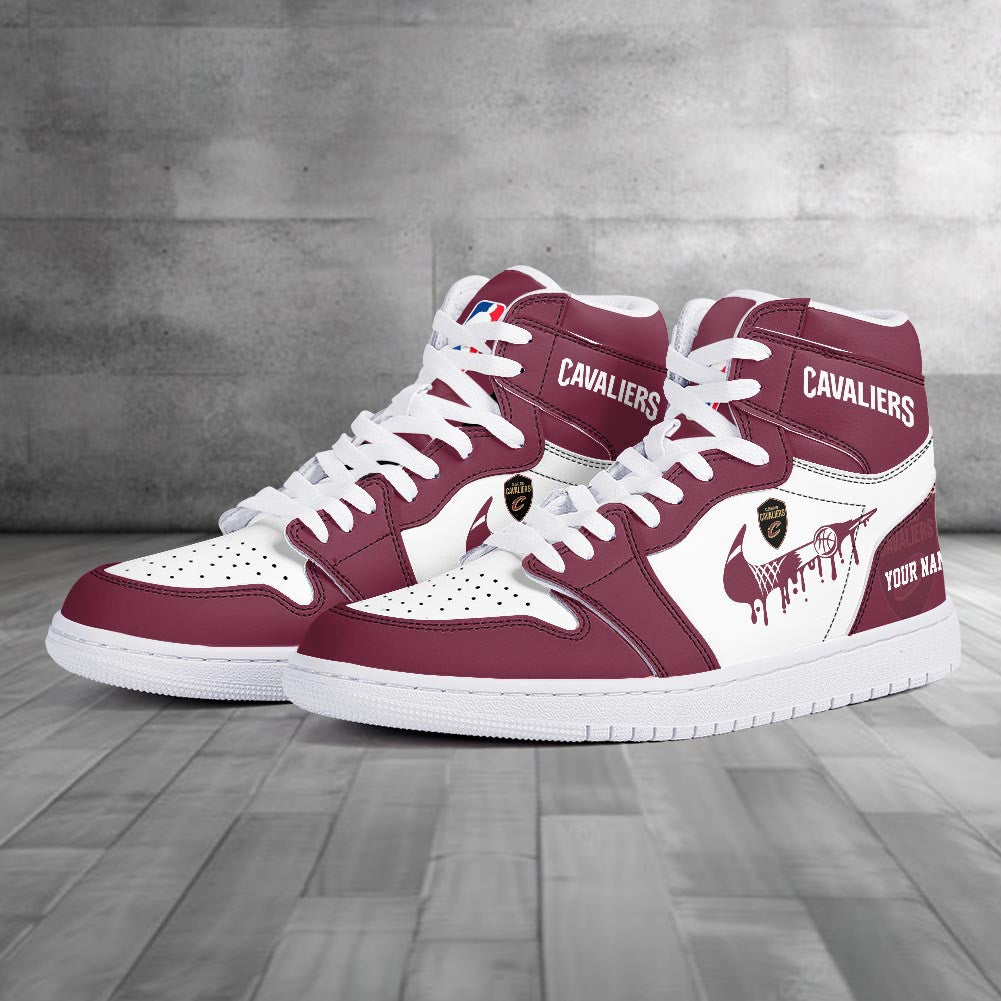 Footwearstorm Cleveland Cavaliers AJ1 High Sneakers Shoes For Men And Women 300925