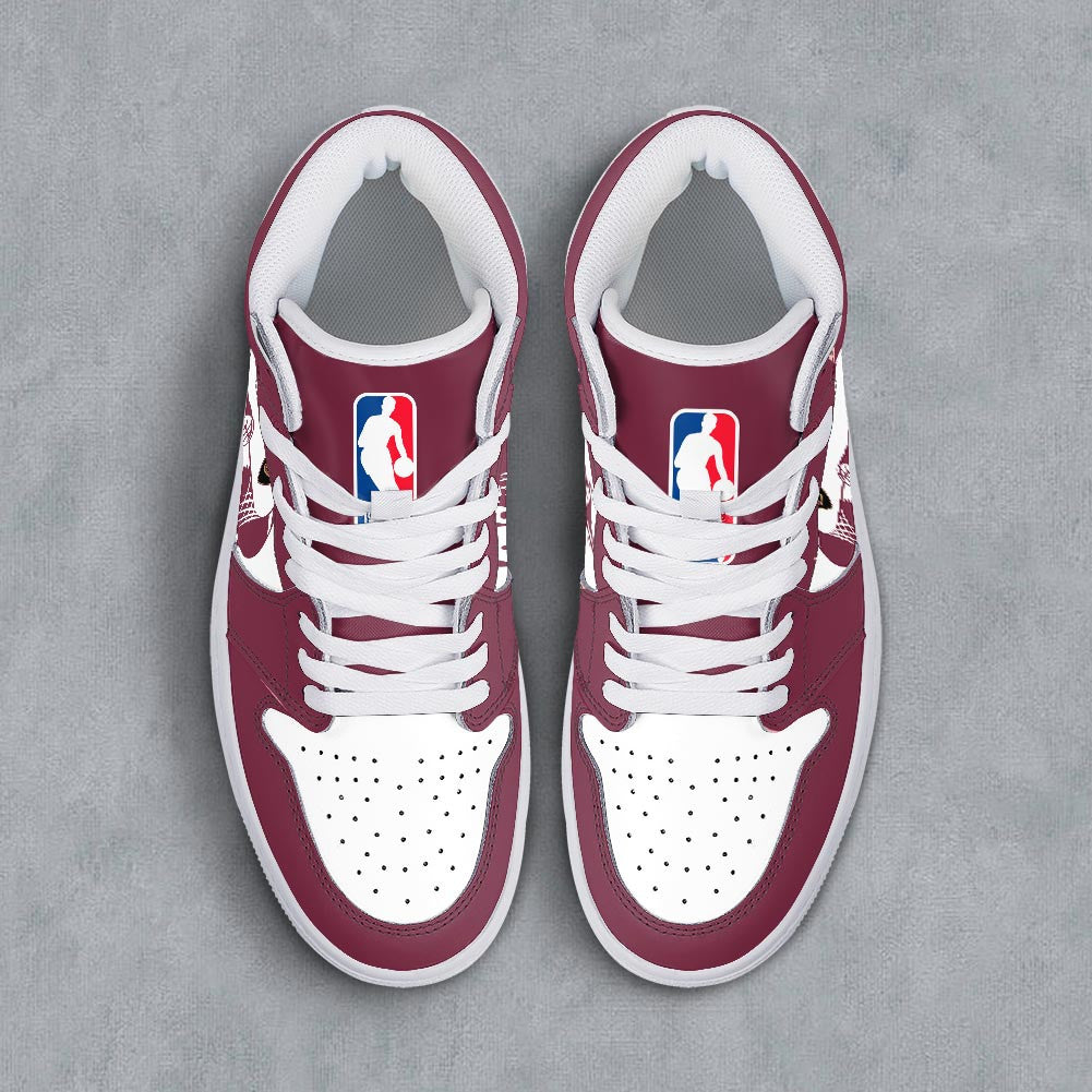 Footwearstorm Cleveland Cavaliers AJ1 High Sneakers Shoes For Men And Women 300925