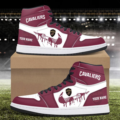Footwearstorm Cleveland Cavaliers AJ1 High Sneakers Shoes For Men And Women 300925