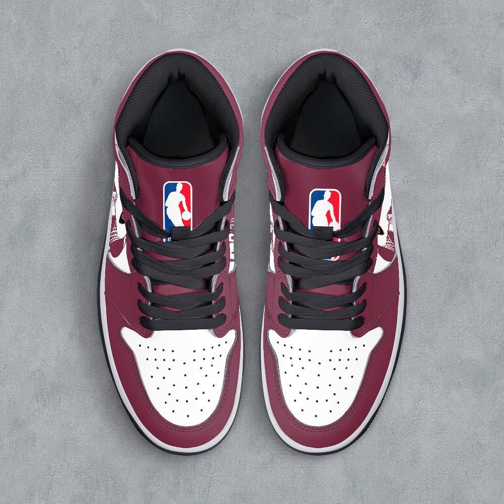 Footwearstorm Cleveland Cavaliers AJ1 High Sneakers Shoes For Men And Women 300925