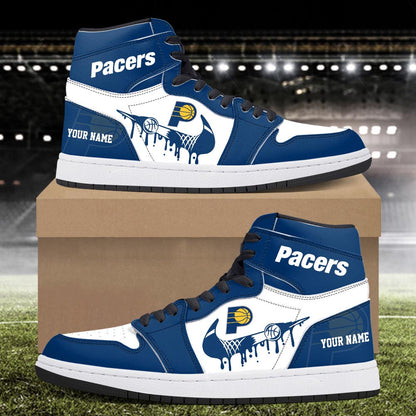 Footwearstorm Indiana Pacers AJ1 High Sneakers Shoes For Men And Women 300919