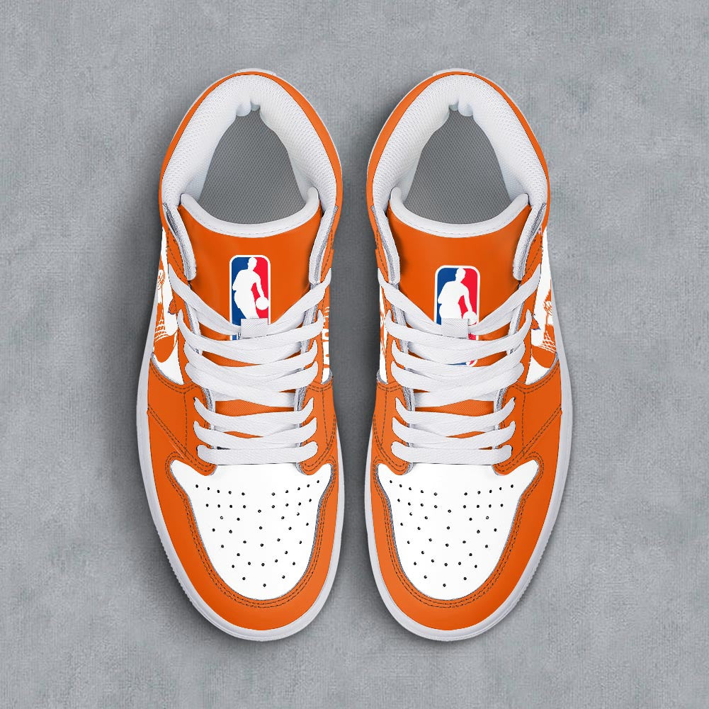 Footwearstorm New York Knicks AJ1 High Sneakers Shoes For Men And Women 300915