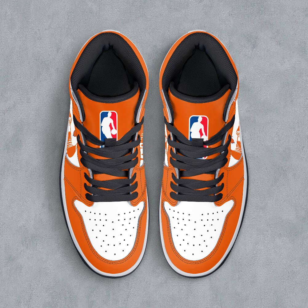 Footwearstorm New York Knicks AJ1 High Sneakers Shoes For Men And Women 300915