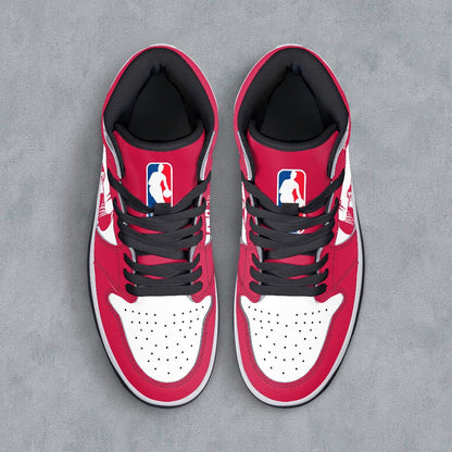 Footwearstorm Houston Rockets AJ1 High Sneakers Shoes For Men And Women 30098