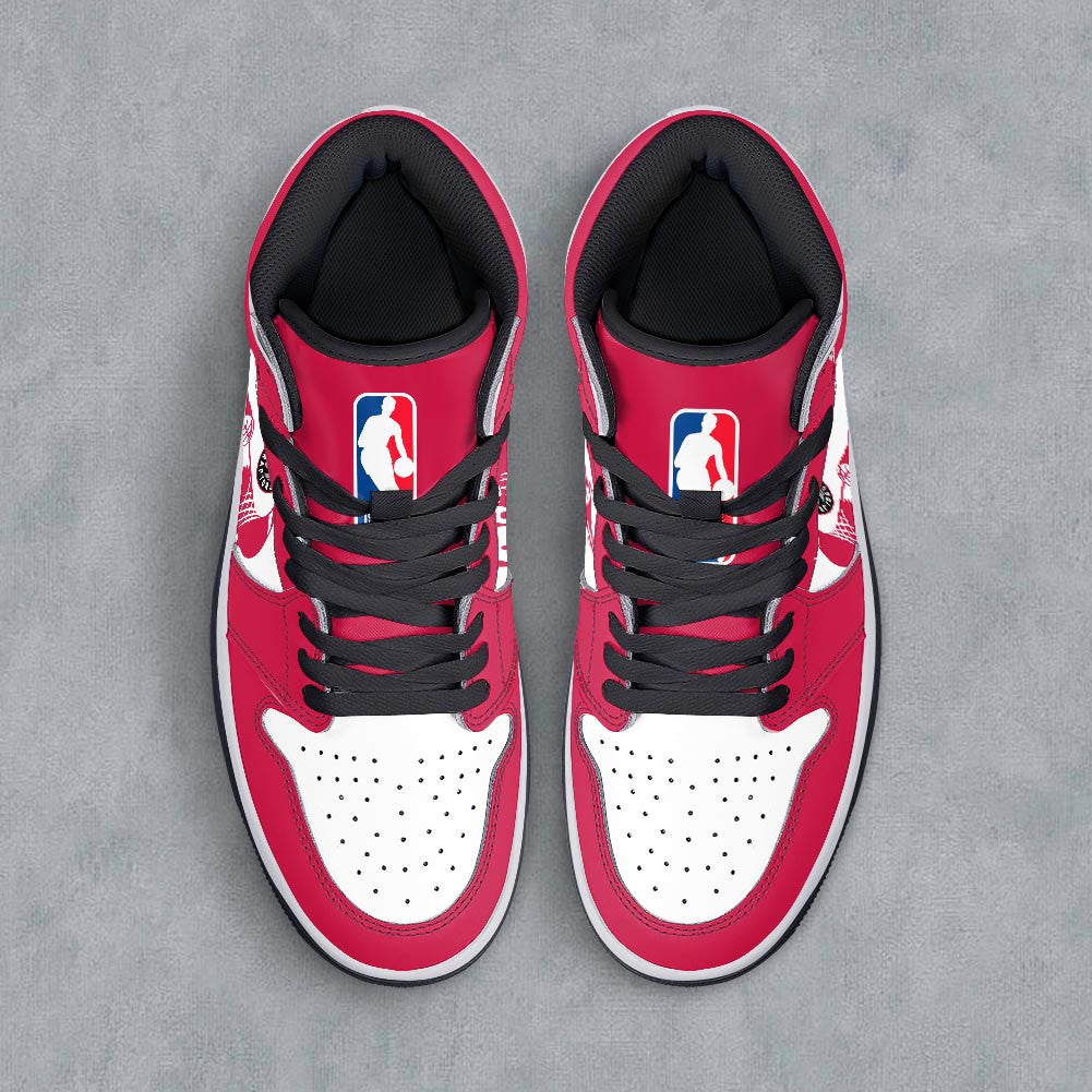 Footwearstorm Toronto Raptors AJ1 High Sneakers Shoes For Men And Women 300916