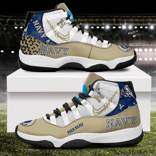 Footwearstorm Navy Midshipmen AJ11 Sneakers Shoes For Men And Women 2309342