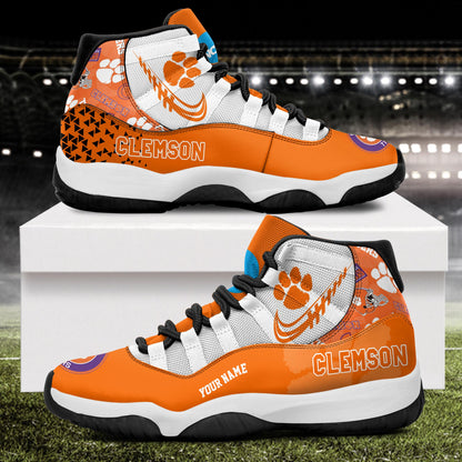 Footwearstorm Clemson Tigers AJ11 Sneakers Shoes For Men And Women 2309346