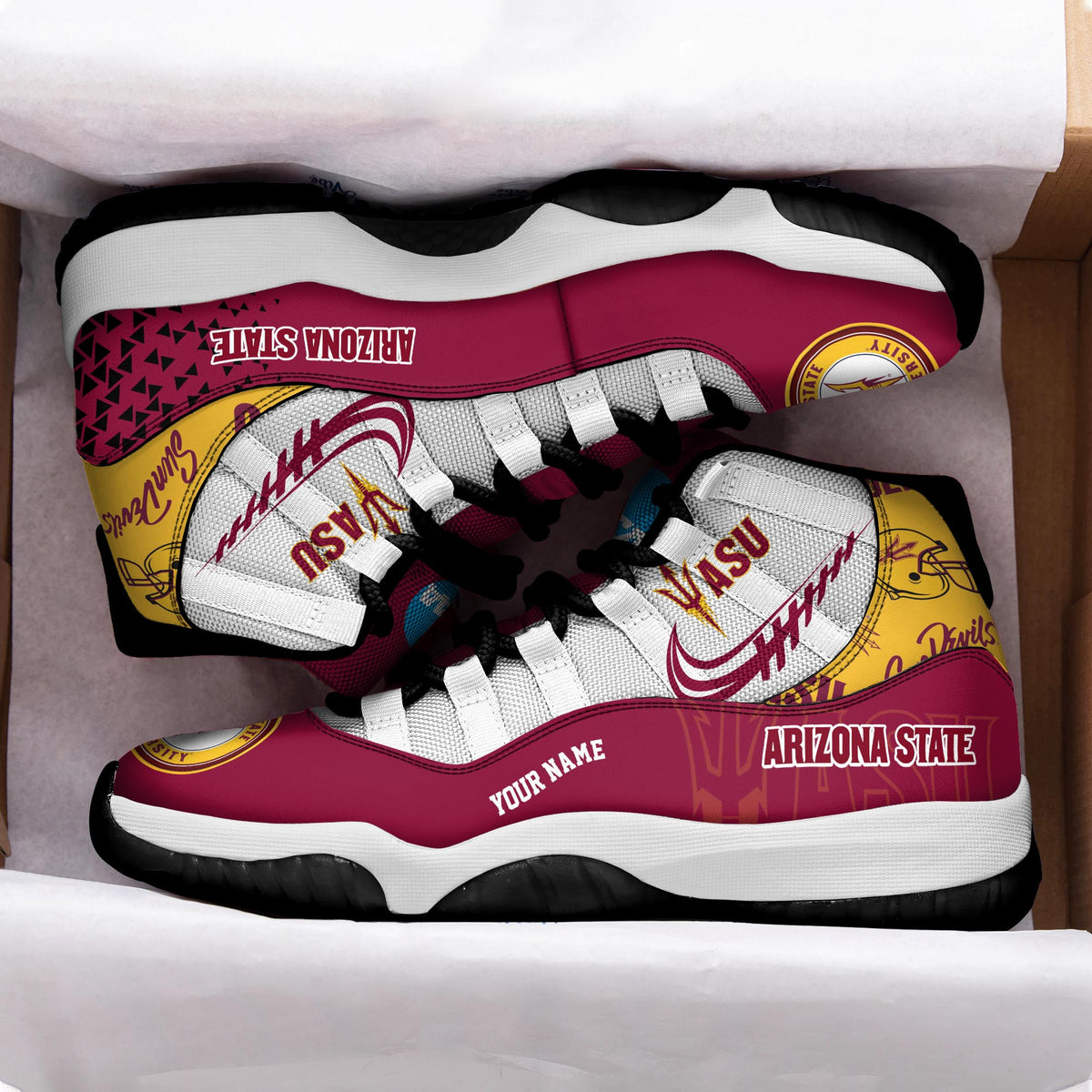 Footwearstorm Arizona State Sun Devils AJ11 Sneakers Shoes For Men And Women 2309327