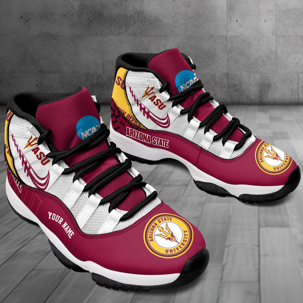 Footwearstorm Arizona State Sun Devils AJ11 Sneakers Shoes For Men And Women 2309327
