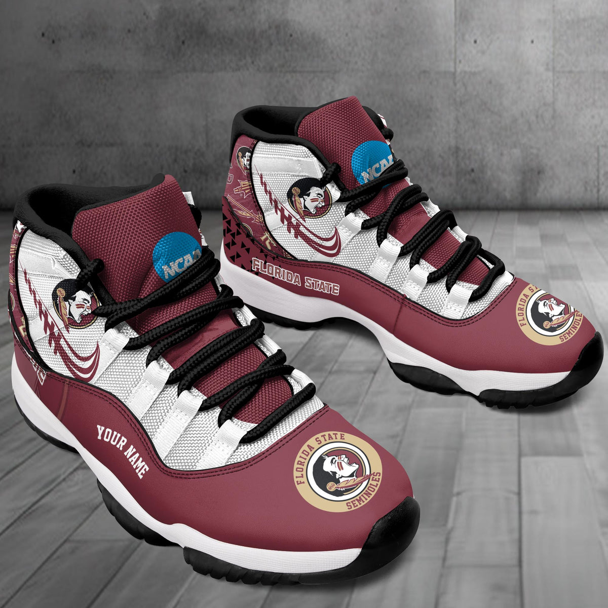 Footwearstorm Florida State Seminoles AJ11 Sneakers Shoes For Men And Women 2309323