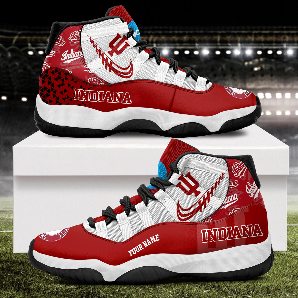 Footwearstorm Indiana Hoosiers AJ11 Sneakers Shoes For Men And Women 2309336