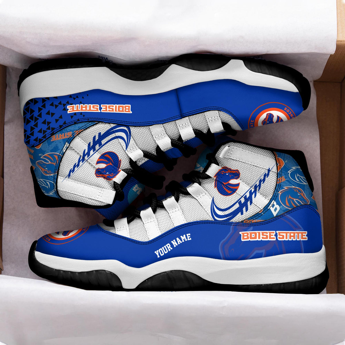 Footwearstorm Boise State Broncos AJ11 Sneakers Shoes For Men And Women 2309335