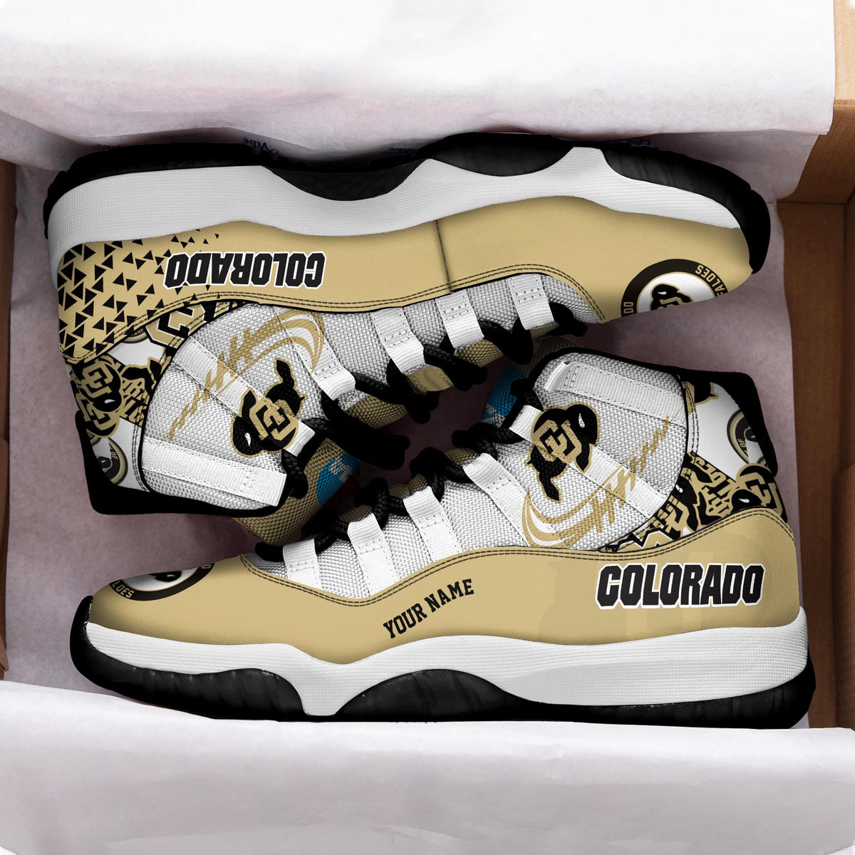 Footwearstorm Colorado Buffaloes AJ11 Sneakers Shoes For Men And Women 2309333