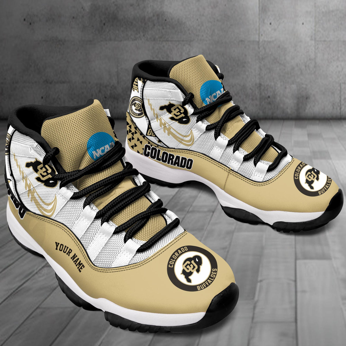 Footwearstorm Colorado Buffaloes AJ11 Sneakers Shoes For Men And Women 2309333