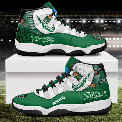 Footwearstorm Marshall Thundering Herd AJ11 Sneakers Shoes For Men And Women 2309337