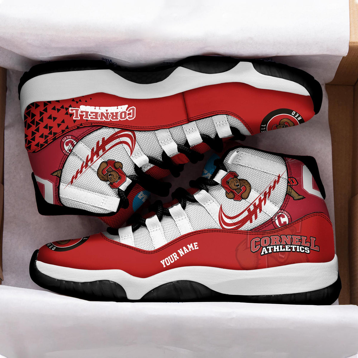 Footwearstorm Cornell Big Red AJ11 Sneakers Shoes For Men And Women 2309317
