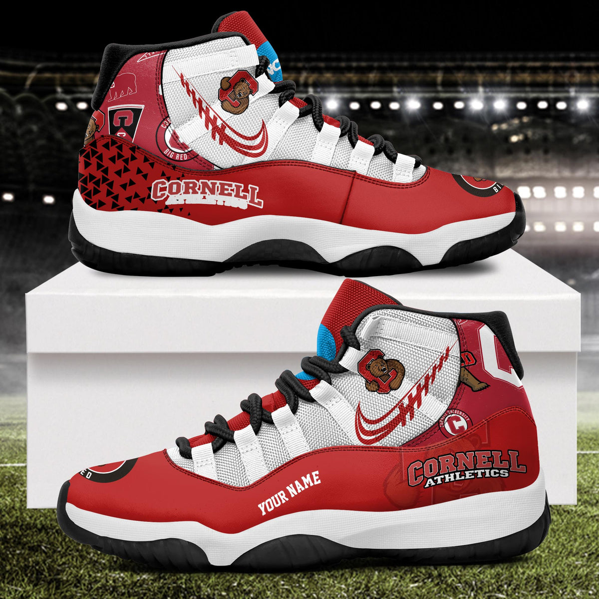 Footwearstorm Cornell Big Red AJ11 Sneakers Shoes For Men And Women 2309317