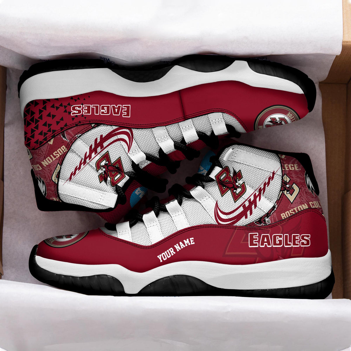 Footwearstorm Boston College Eagles AJ11 Sneakers Shoes For Men And Women 2309314