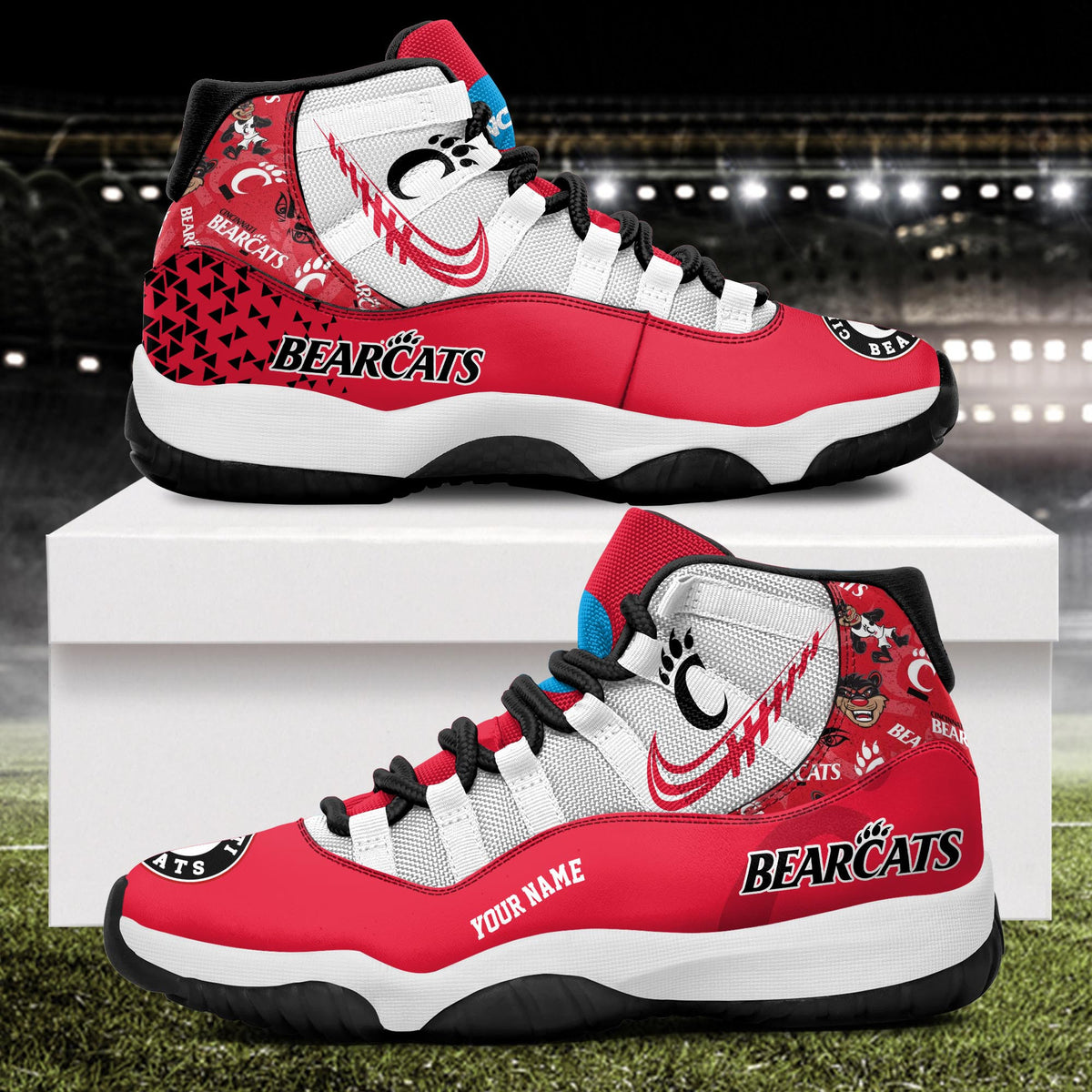 Footwearstorm Cincinnati Bearcats AJ11 Sneakers Shoes For Men And Women 2309312