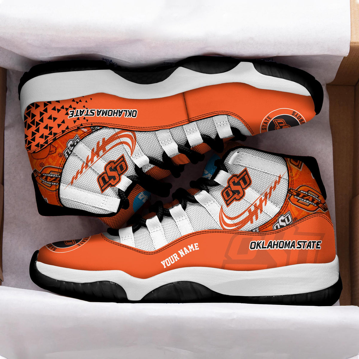 Footwearstorm Oklahoma State Cowboys AJ11 Sneakers Shoes For Men And Women 2309310