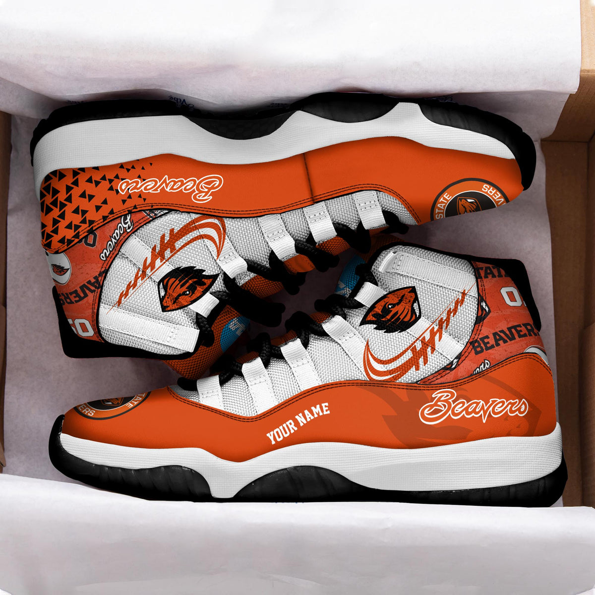 Footwearstorm Oregon State Beavers AJ11 Sneakers Shoes For Men And Women 2309308