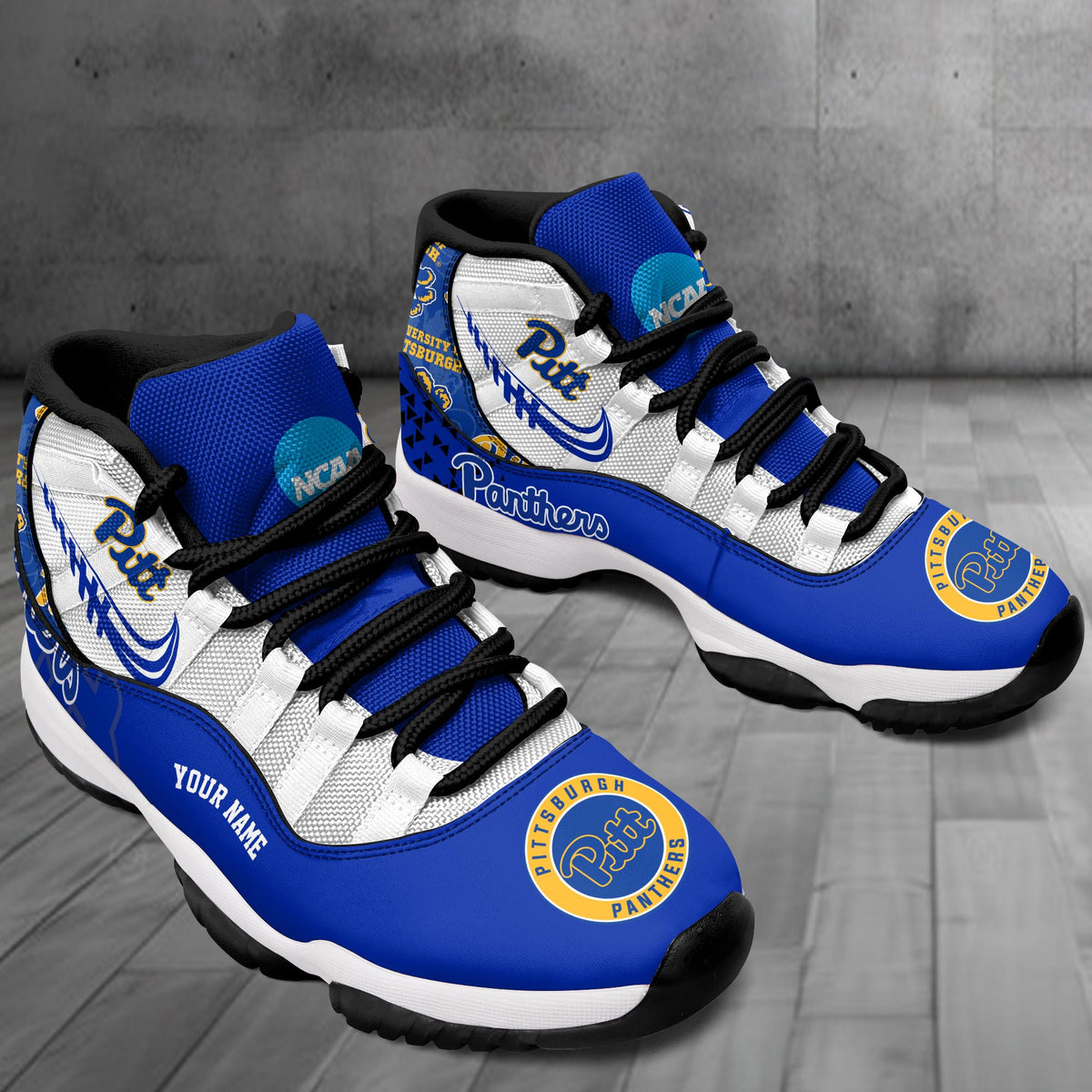 Footwearstorm Pittsburgh Panthers AJ11 Sneakers Shoes For Men And Women 2309305